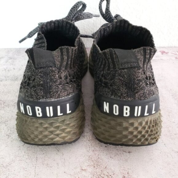 Nobull $159 Women's Knit Runner Sneakers size 8.5 Gray Athletic Gym Crossfit - Picture 6 of 10